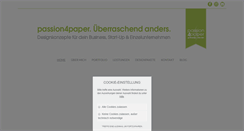 Desktop Screenshot of passion4paper.de