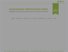 Tablet Screenshot of passion4paper.de
